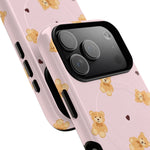 Teddy Bear in Love MagSafe Phone Case - iPhone 17 Pro - close view #iphone-17-pro
