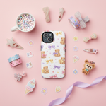 Ribbon Teddy Bear Love iPhone Case with MagSafe - iPhone 14 - lifestyle1 view #iphone-14