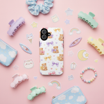 Ribbon Teddy Bear Love iPhone Case with MagSafe - iPhone 16 - lifestyle1 view #iphone-16