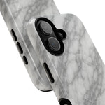 Silver Mist Marble iPhone Case with MagSafe - iPhone 17 / Glossy - Shamo's #iphone-16