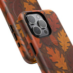 Falling Leaves Magic Phone Case MagSafe Compatible - iPhone 15 Pro - close view #iphone-15-pro
