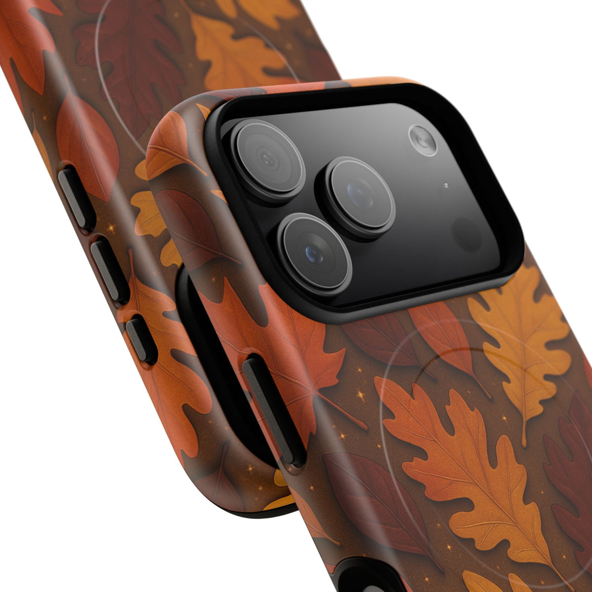 Falling Leaves Magic Phone Case MagSafe Compatible - iPhone 17 Pro - close view #iphone-17-pro