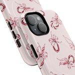 Pink Ribbon Tough Phone Case | MagSafe - iPhone 13 - close view #iphone-13