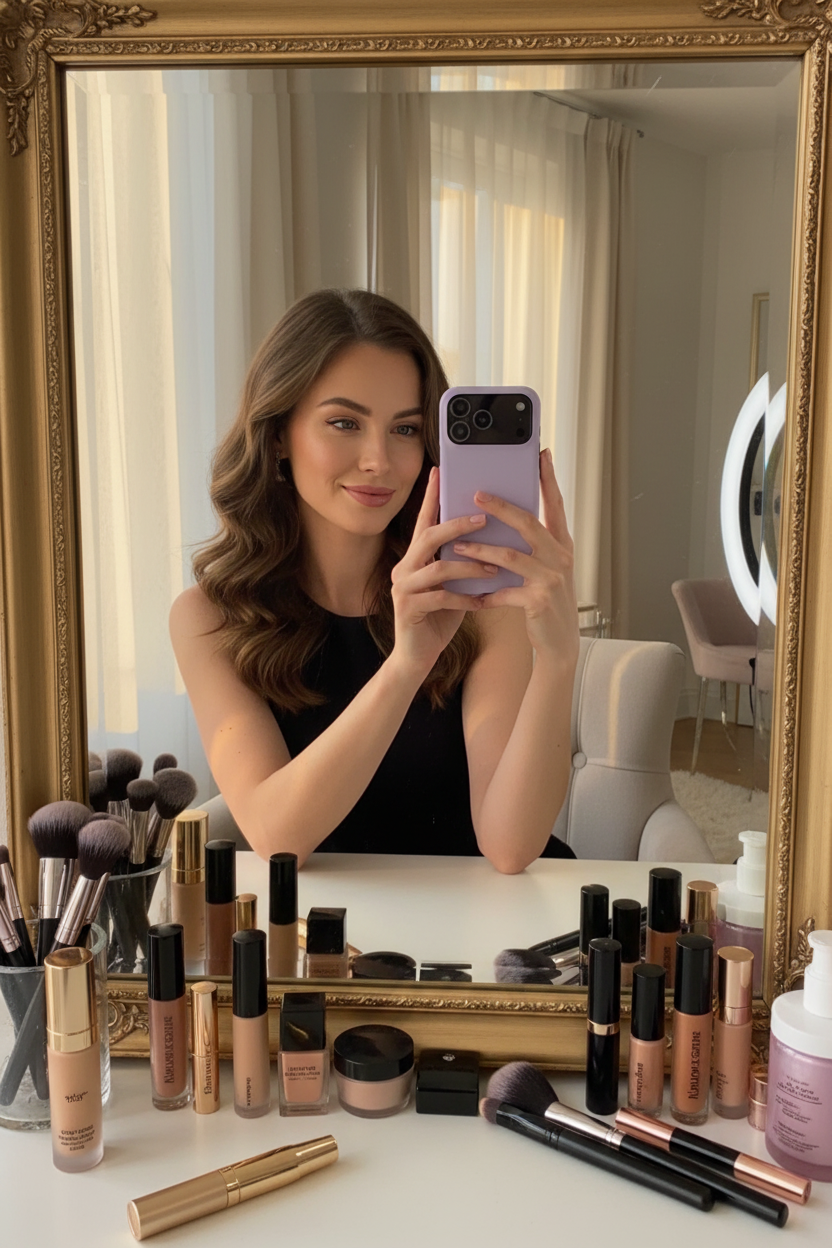 Getting ready selfie