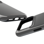 Charcoal Ink Black Solid Color Impact-Resistant iPhone Case | Slim Shockproof Magsafe-Compatible