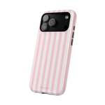 Pink Stripe Impact-Resistant Phone Case | MagSafe