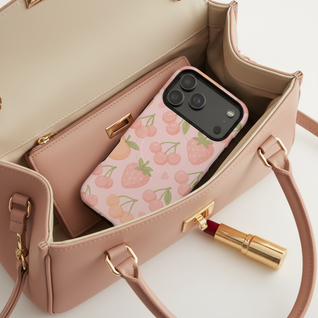 Luxury handbag interior