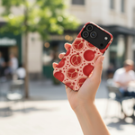 Making phone call outdoors