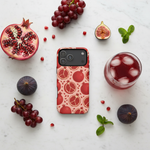 Marble table with juice