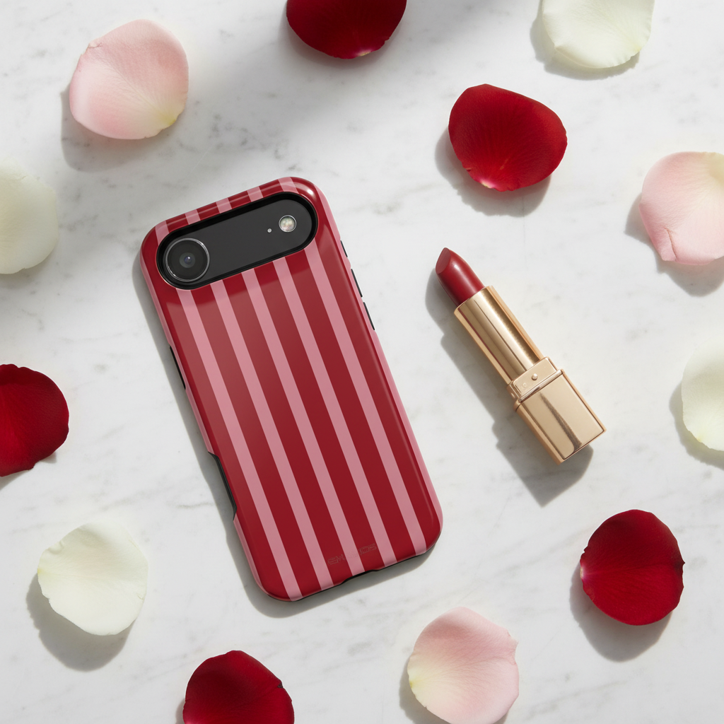 Marble vanity flatlay