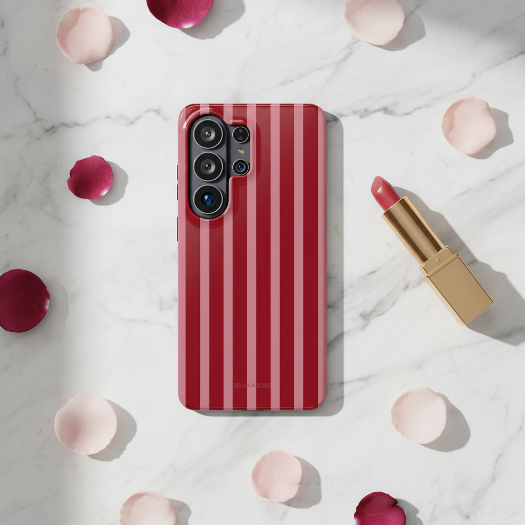 Marble vanity flatlay