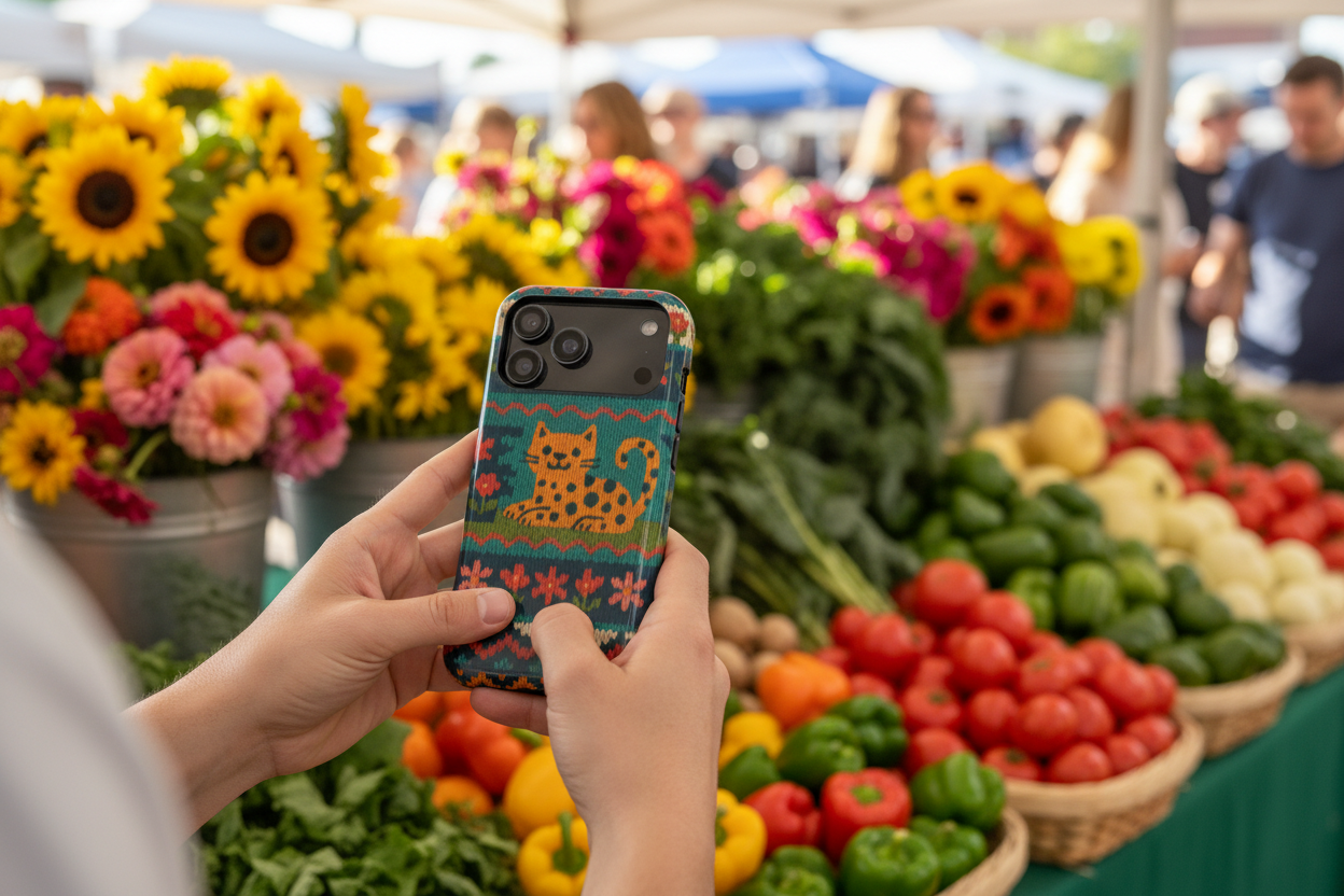 Market photography moment