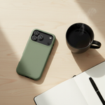 Minimalist desk scene