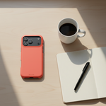 Minimalist desk scene