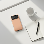 Minimalist desk scene