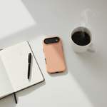 Minimalist desk scene