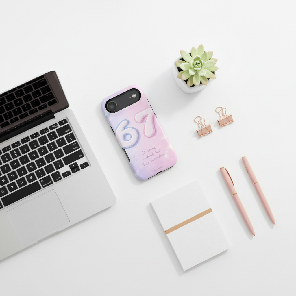 Minimalist desk setup