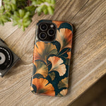 Nocturne Ginkgo MagSafe phone case, case on wooden tabletop #iphone-14-pro