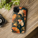 Nocturne Ginkgo MagSafe phone case, case on wooden tabletop #iphone-15