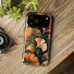 Case resting on a wooden tabletop: Nocturne Ginkgo MagSafe phone case for iPhone 17 Pro Max #iphone-17-pro-max
