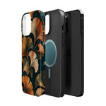 Nocturne Ginkgo MagSafe phone case, layered construction detail B #iphone-14-pro