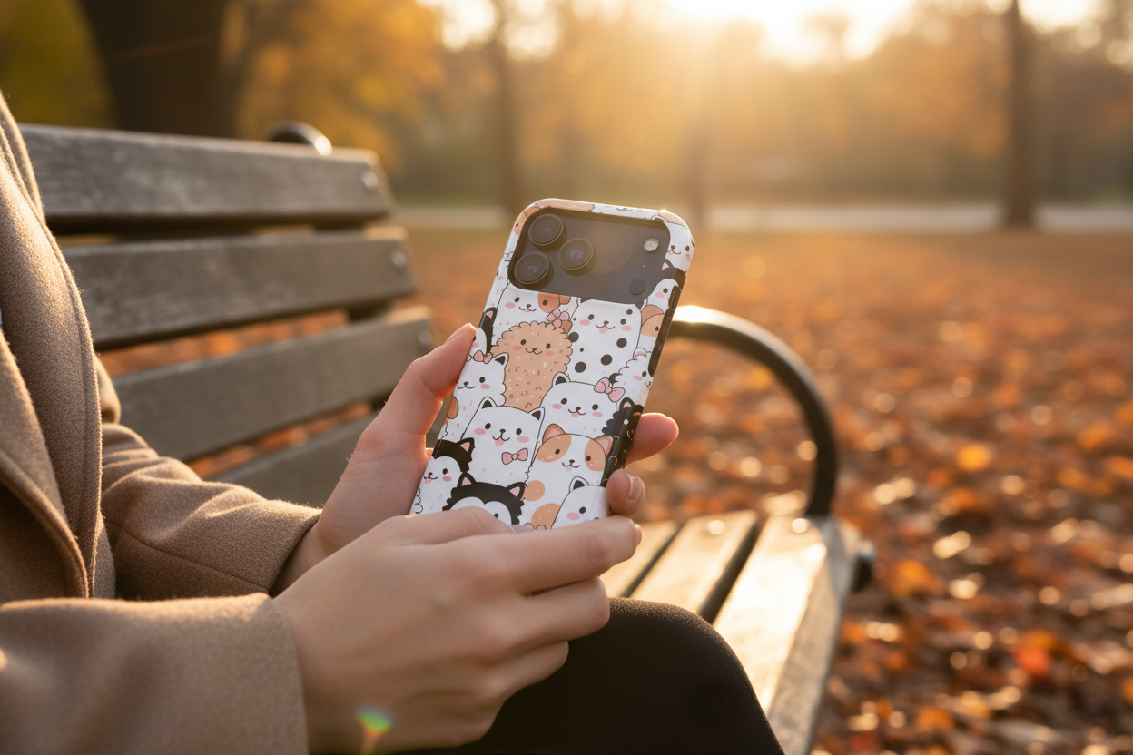 Outdoor autumn moment