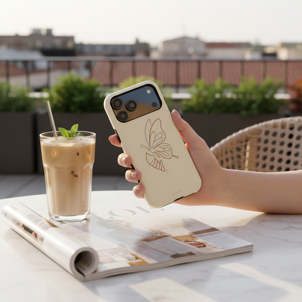 Outdoor terrace lifestyle shot