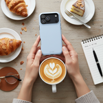 Overhead café moment