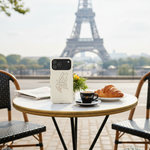 Parisian café lifestyle shot