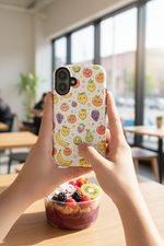 Photographing acai bowl