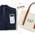 Preppy blazer and accessories