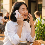 Pink Stripe Impact-Resistant Phone Case | MagSafe