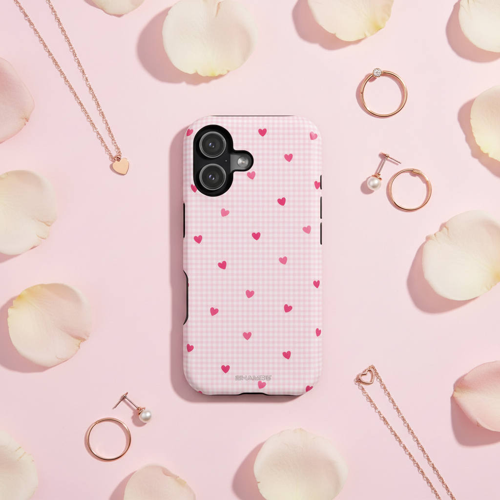 Rose petals and jewelry