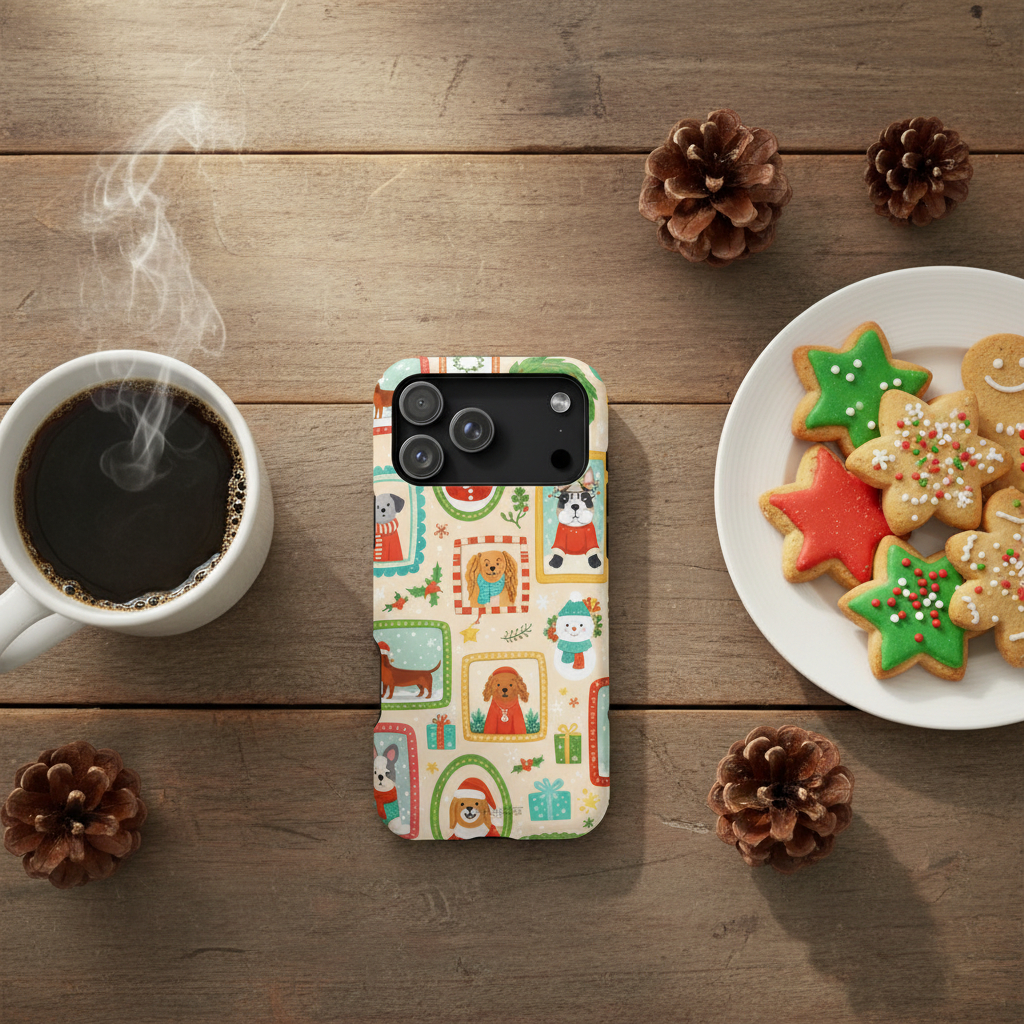 Rustic table with coffee and cookies