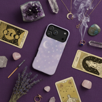 Tarot crystals flatlay