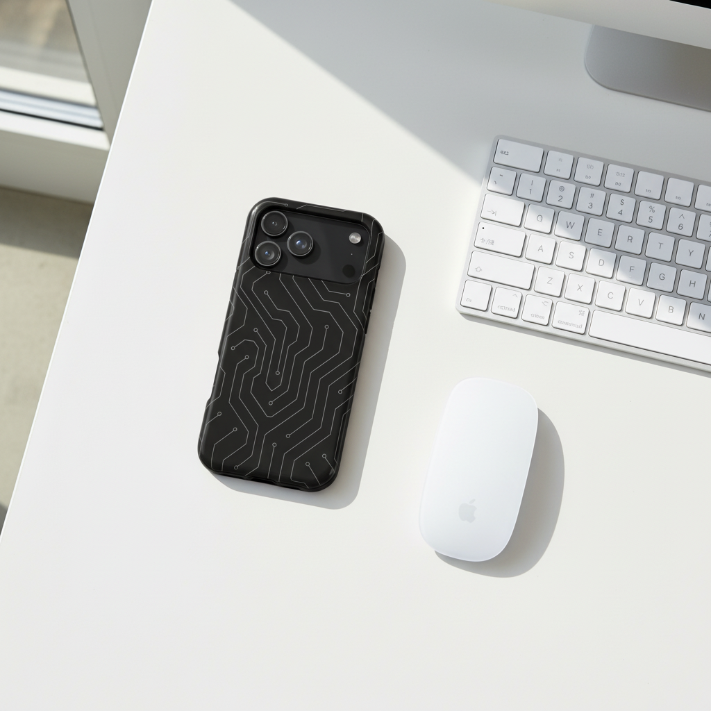 Tech workspace overhead