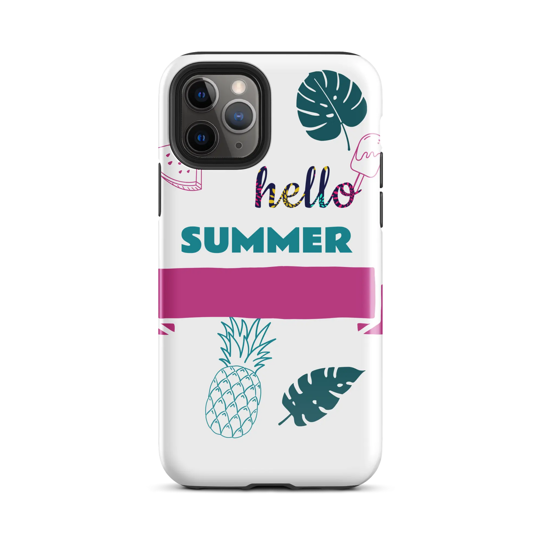 Tough Case for iPhone with summer design