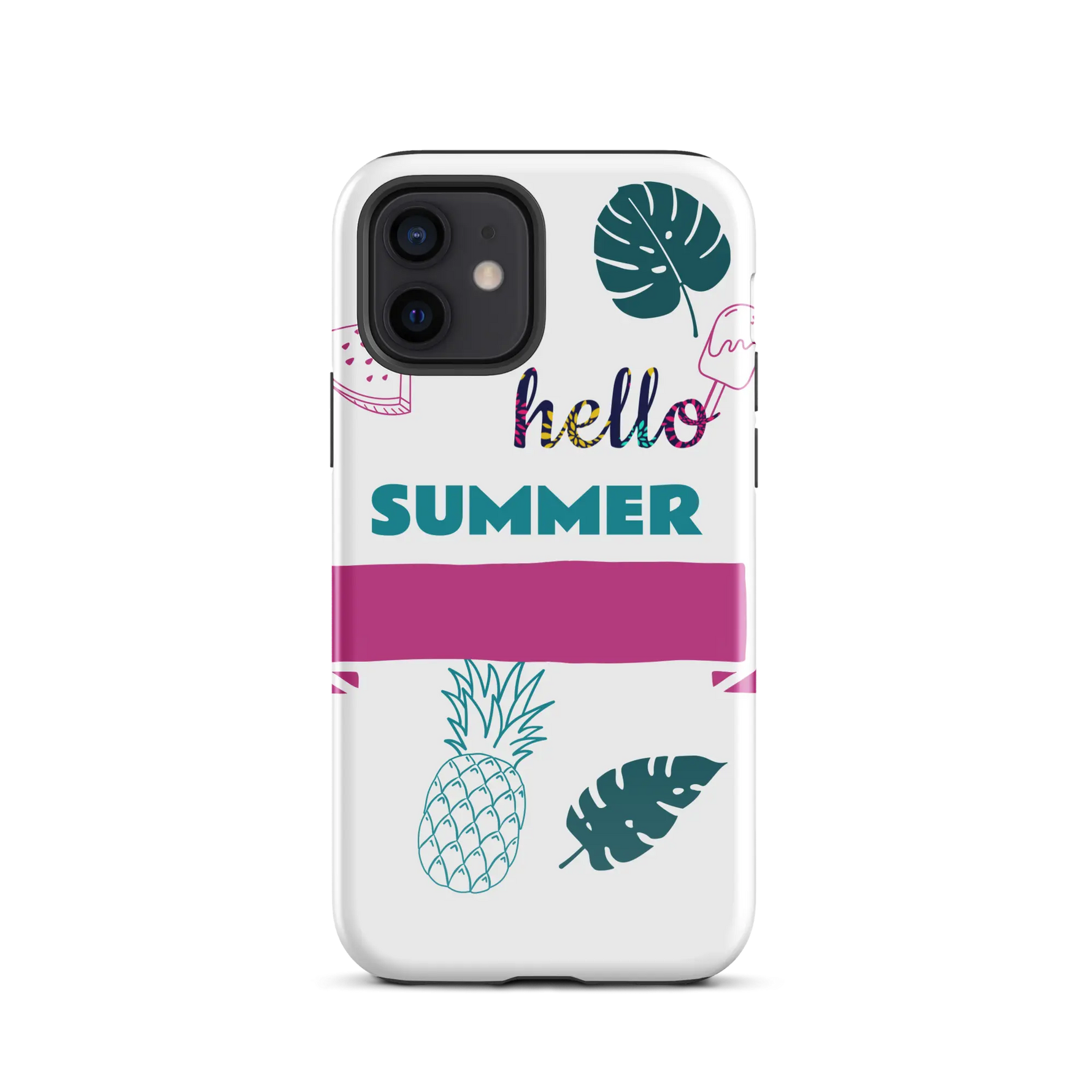 Tough Case for iPhone with summer design
