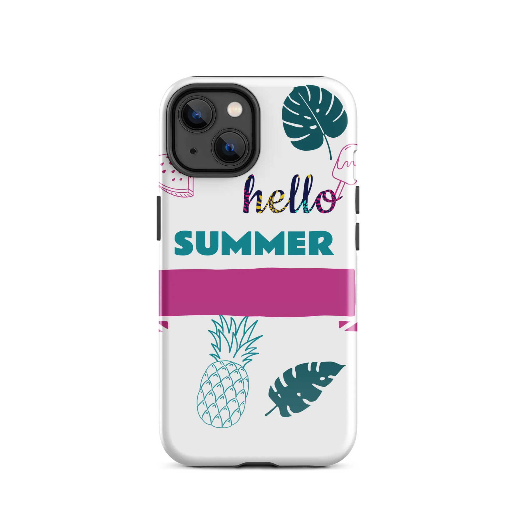 Tough Case for iPhone with summer design