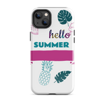 Tough Case for iPhone with summer design