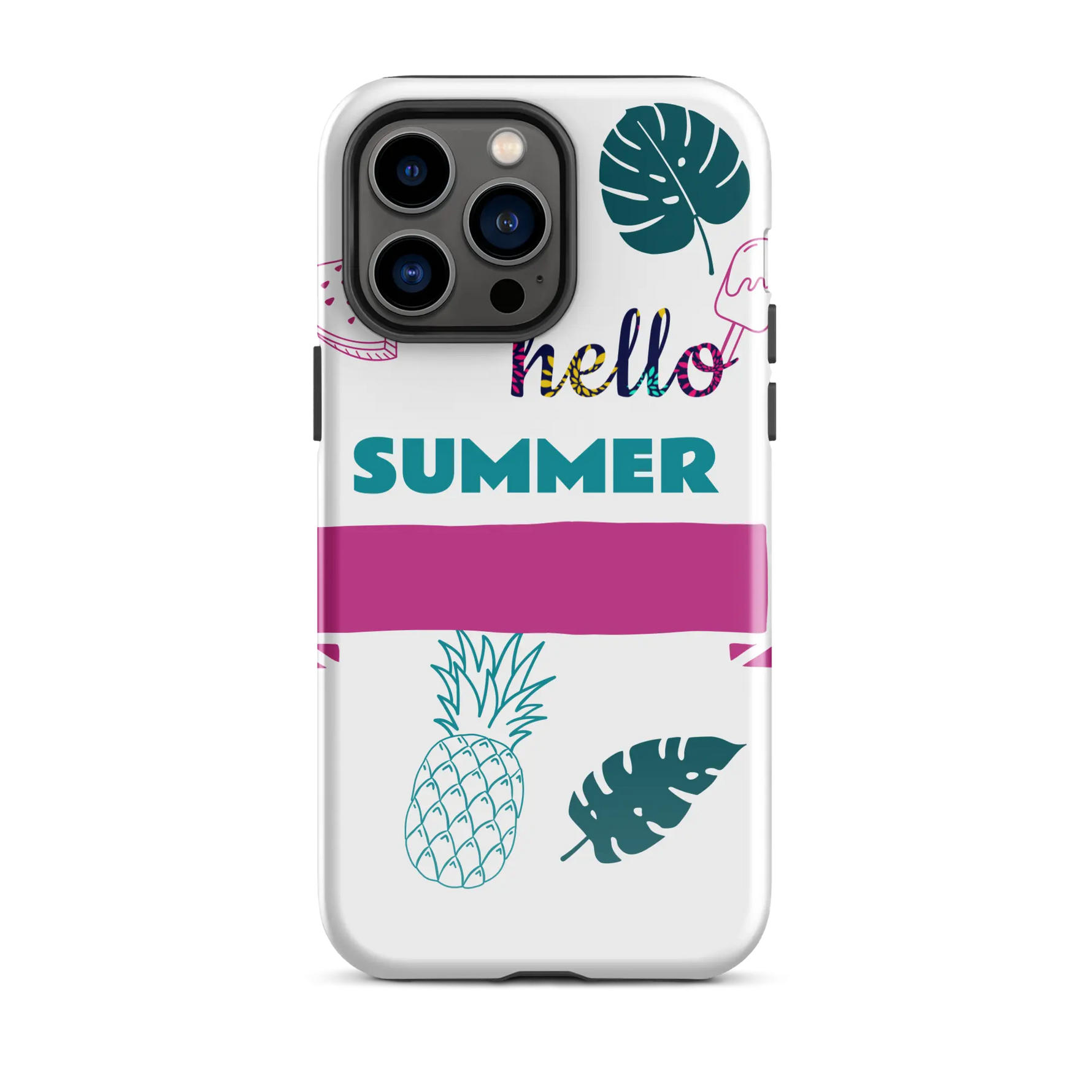 Tough Case for iPhone with summer design