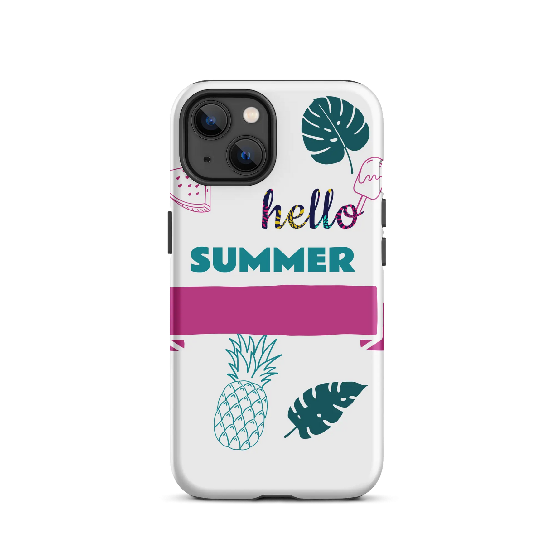 Tough Case for iPhone with summer design