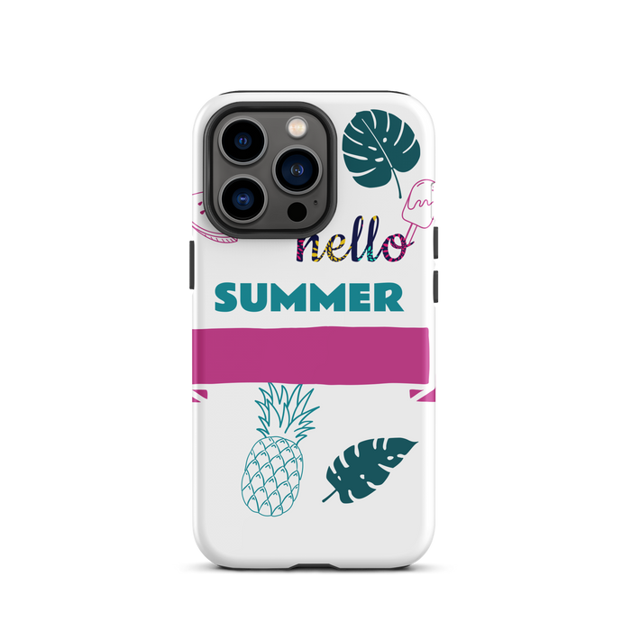 Tough Case for iPhone with summer design