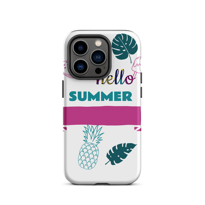 Tough Case for iPhone with summer design