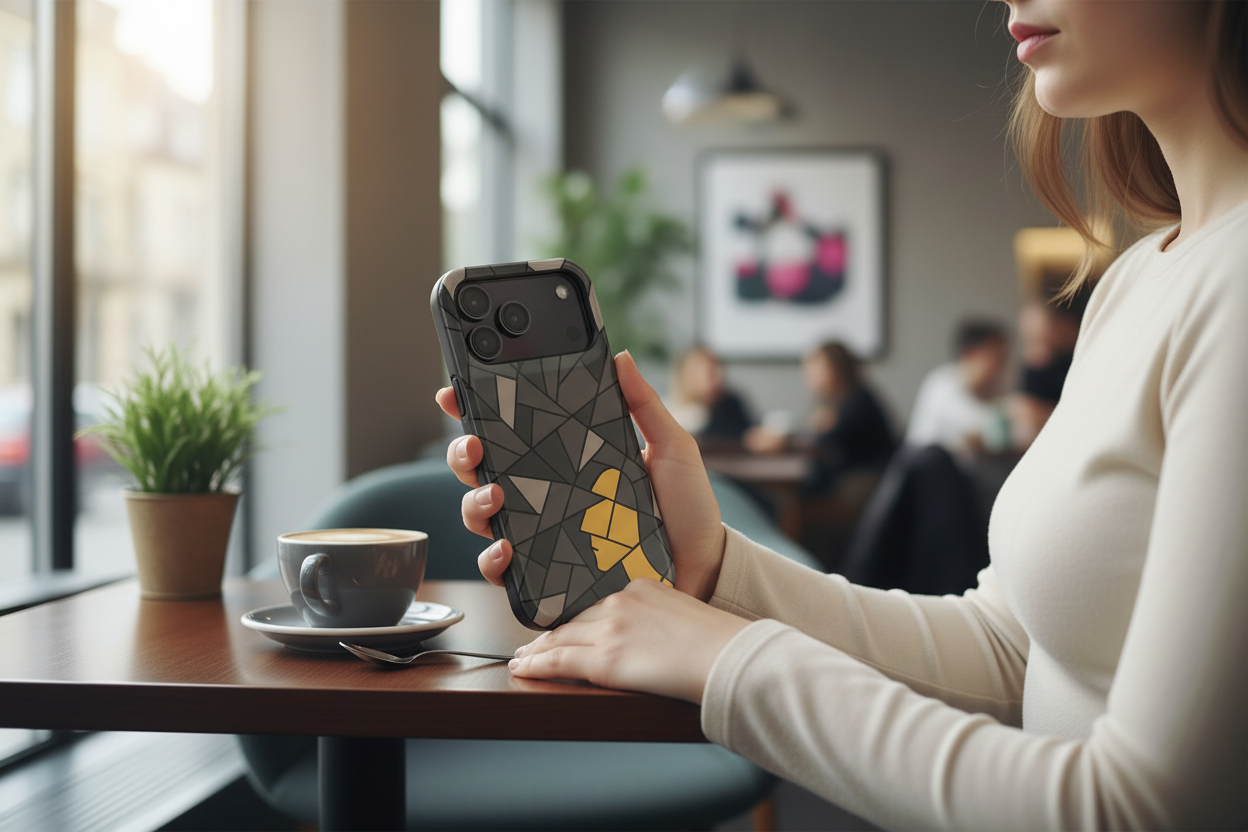 Urban cafe lifestyle shot