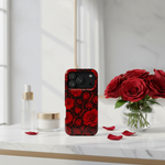 Vanity table with roses