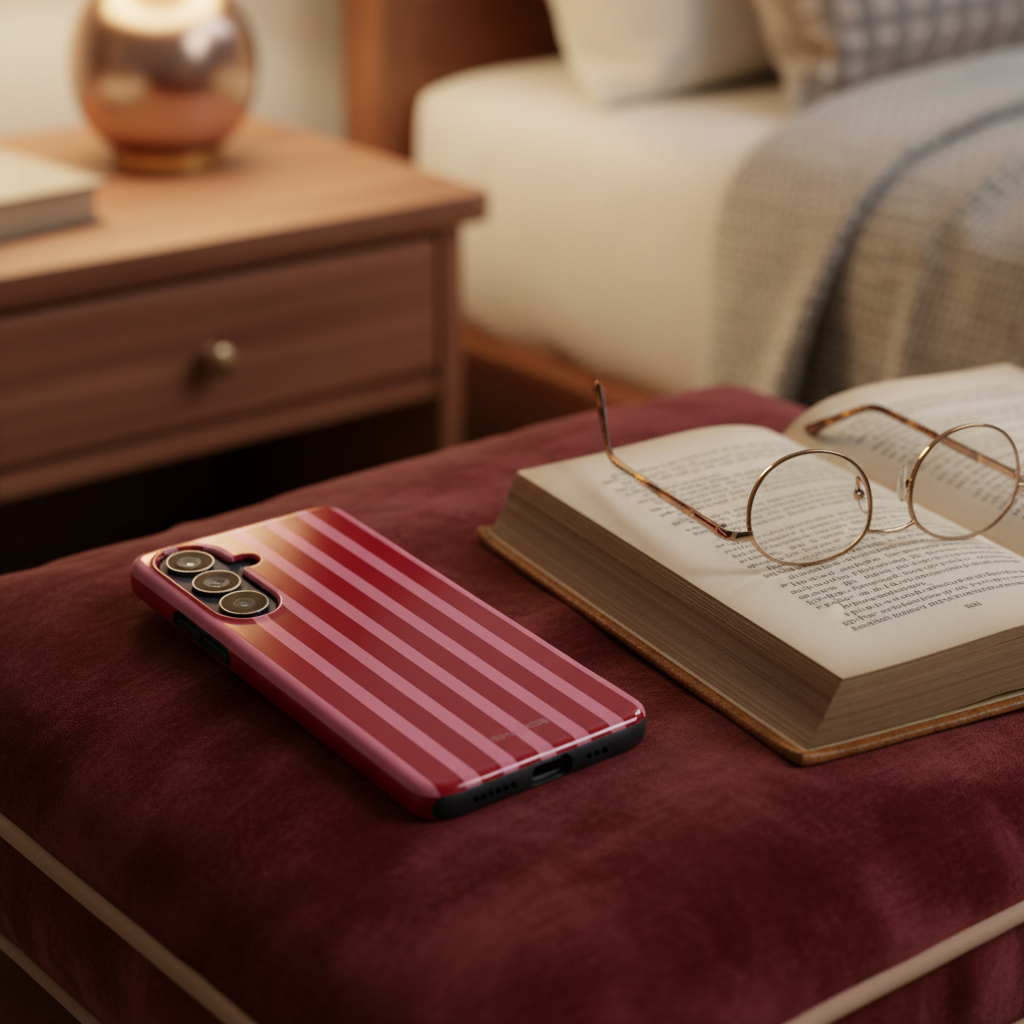 Velvet cushion reading nook