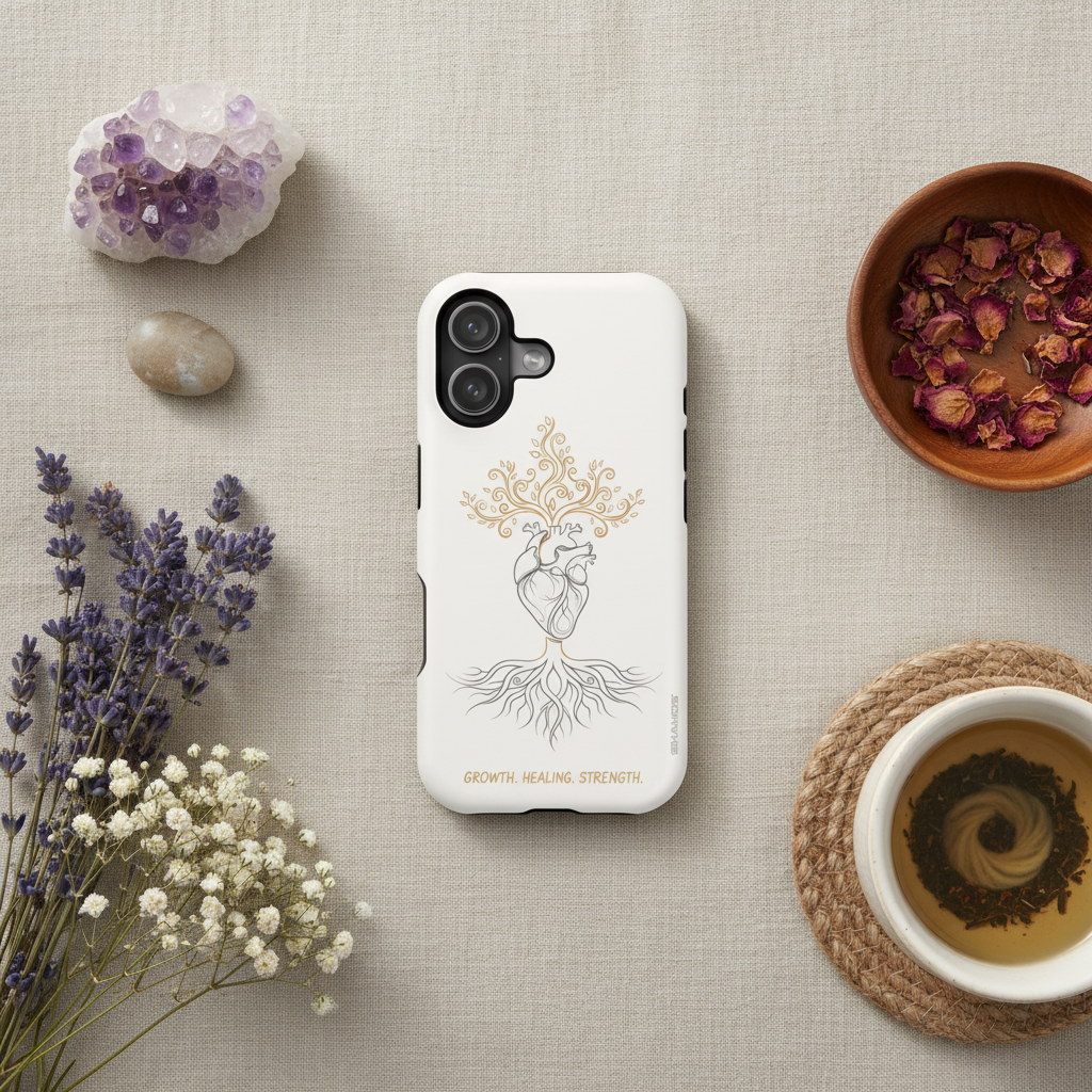 Wellness items flatlay