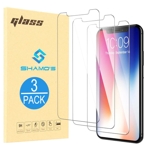 For iPhone XR Screen Protector Tempered Glass (3 Pack) 