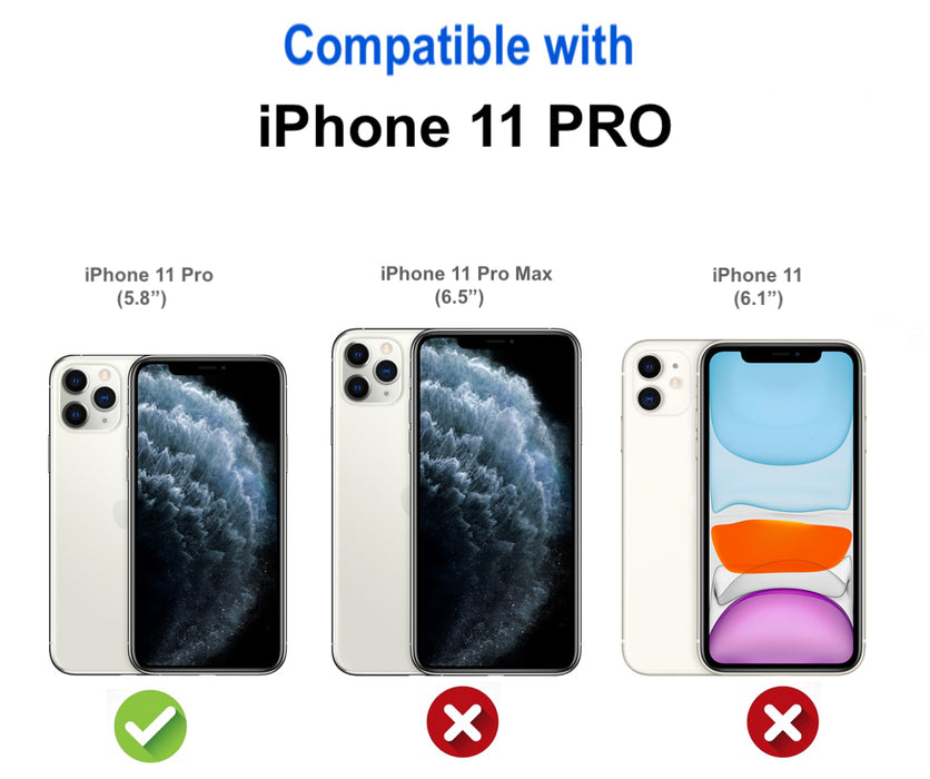Funda transparente a prueba de golpes para iPhone 11 Pro